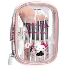 Klass Vough - Hello Kitty Kit 5 Mini Pincéis Com Nécessaire 1