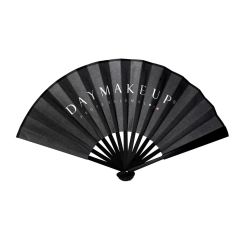 Daymakeup - Leque de Tecido Preto 1